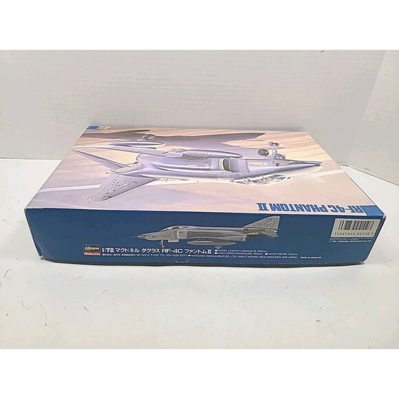 Hasegawa RF-4C Phantom II 1/72 Model Jet Airplane Kit OPEN BOX Complete 04110 - Picture 5 of 6